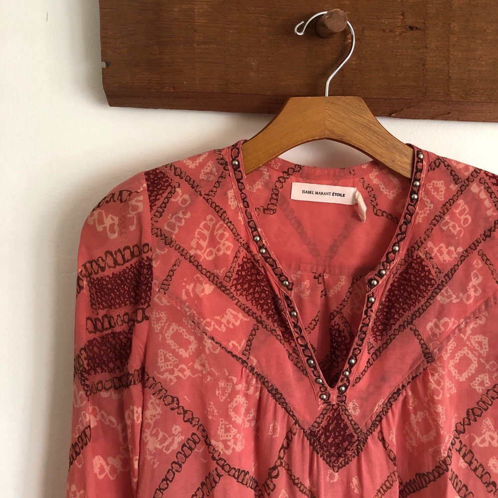 Isabel Marant Etoile Studded Floral Dress